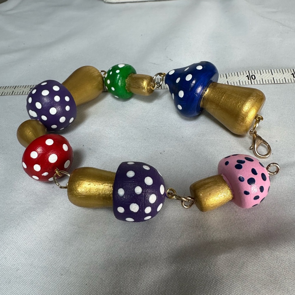 Colorful Mushroom bracelet